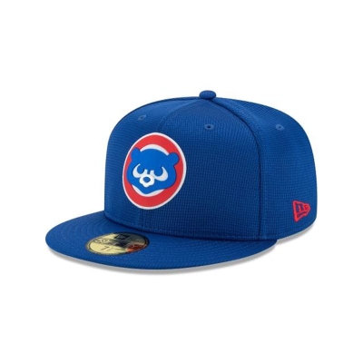 Blue Chicago Cubs Hat - New Era MLB Clubhouse Collection 59FIFTY Fitted Caps USA6271548